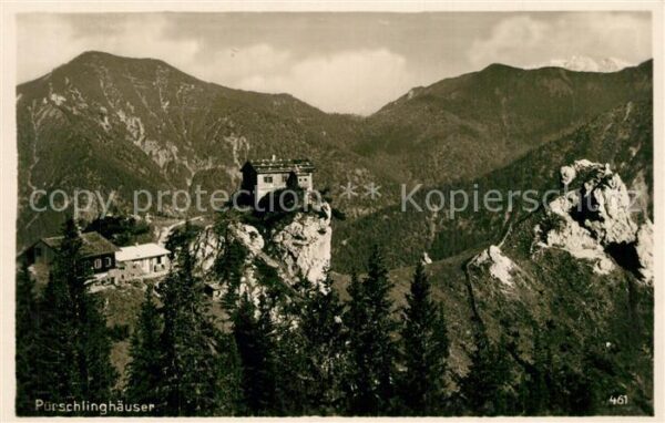 Puerschlinghaeuser Panorama Alpen