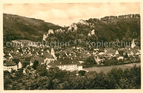 Blaubeuren Panorama Schwäbische Alb