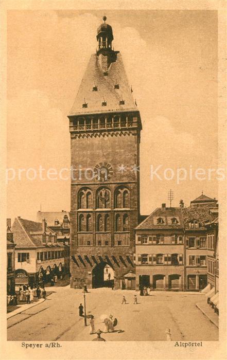 Speyer Rhein Altpörtel Altstadt