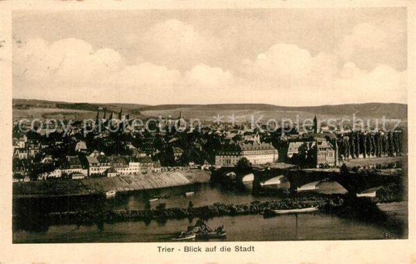 Trier Panorama Blick auf die Stadt