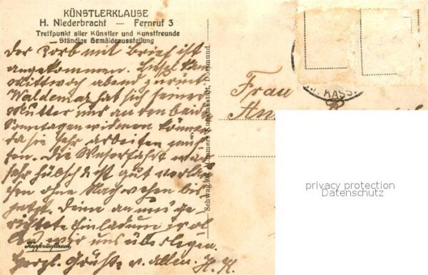 Schwalenberg Künstlerklause Fassadenmalerei von Fr. – Bild 2