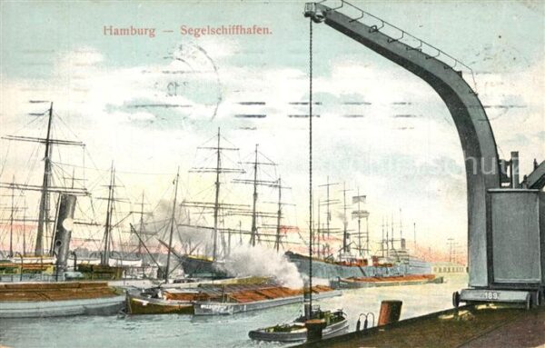 Hamburg Segelschiffhafen Kran