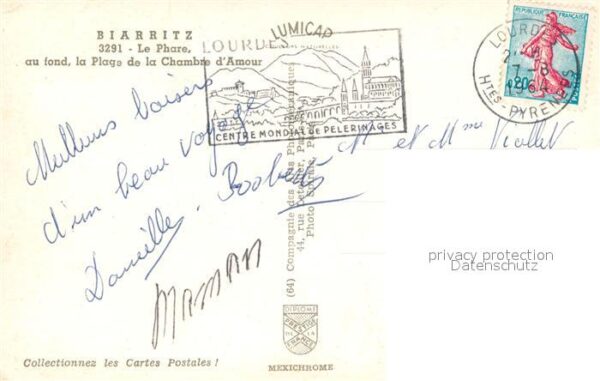Leuchtturm Lighthouse Biarritz Phare Plage Chambre d_Amour Fl – Bild 2