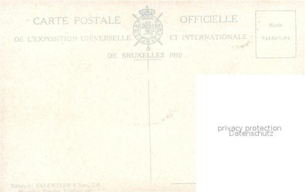 Exposition Universelle Bruxelles 1910 Entree de Bruxelles Kermesse – Bild 2