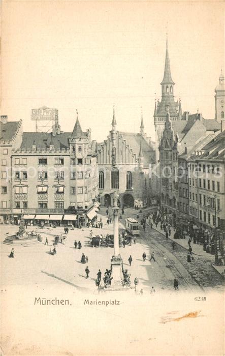 Strassenbahn M?nchen Marienplatz
