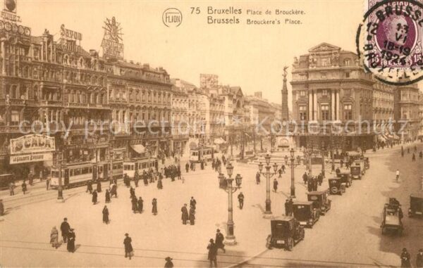 Strassenbahn Bruxelles Place de Brouckere