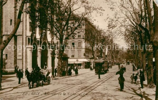 Strassenbahn Nice Avenue de la Victoire