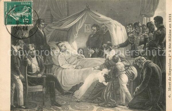 Napoleon Bonaparte Mort Ste-Helene en 1821