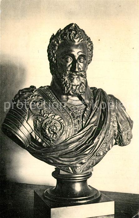 Skulpturen Buste Henri IV Pau Chateau