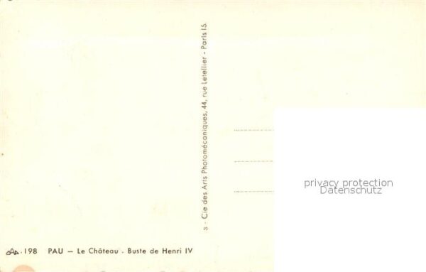 Skulpturen Buste Henri IV Pau Chateau – Bild 2