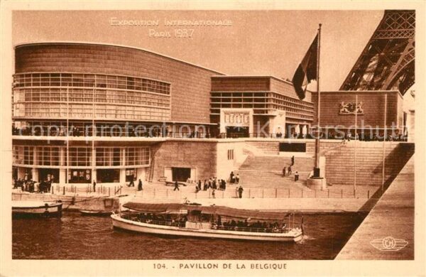 Exposition Internationale Paris 1937 Pavillon de la Belgique