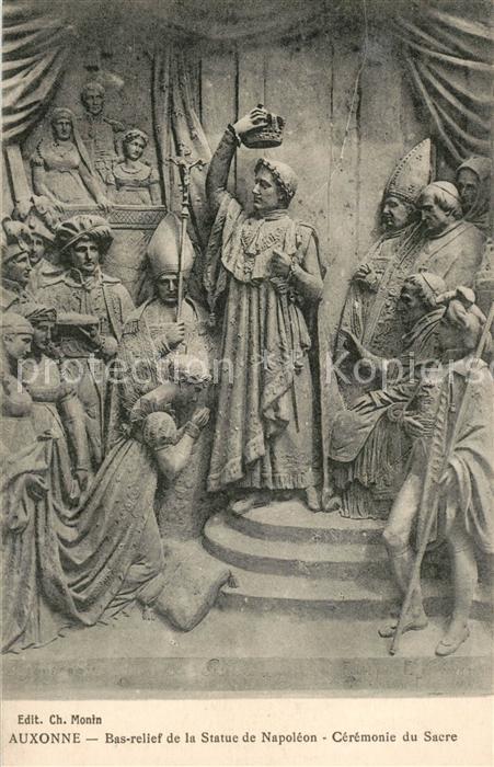Napoleon Bonaparte Auxonne Bas-Relief Ceremonie du Sacre
