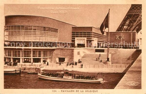 Exposition Internationale Paris 1937 Pavillon de la Belgique