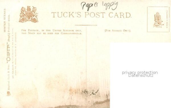 Verlag Tucks Oilette Nr. 9006 Winter Scenes – Bild 2
