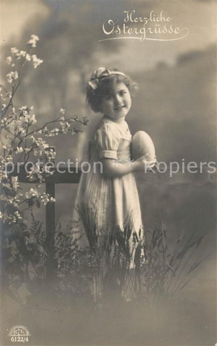 Foto RKL Paris Nr. 6122/4 Ostern Kind M?dchen