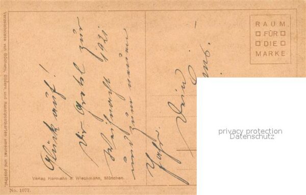 Kuenstlerkarte Adalbert Holzer Winternacht – Bild 2