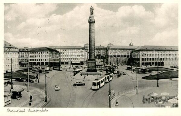 Strassenbahn Darmstadt Luisenplatz