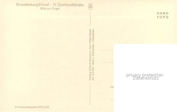 Kirchenorgel Brandenburg Havel St. Gotthardtkirche – Bild 2