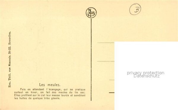 Ernte Landwirtschaft Culture du Lin Meules – Bild 2