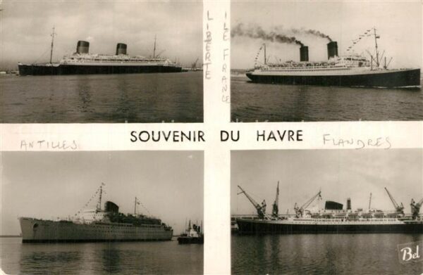 Schiffe Ships Navires Liberte Ile de France Antilles Flandres