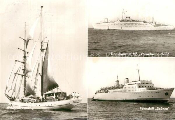 Schiffe Ships Navires MS V?lkerfreundschaft F?hrschiff Sassni