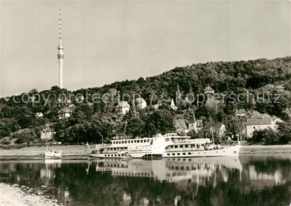 Motorschiffe Wilhelm Pieck Dresden Fernsehturm