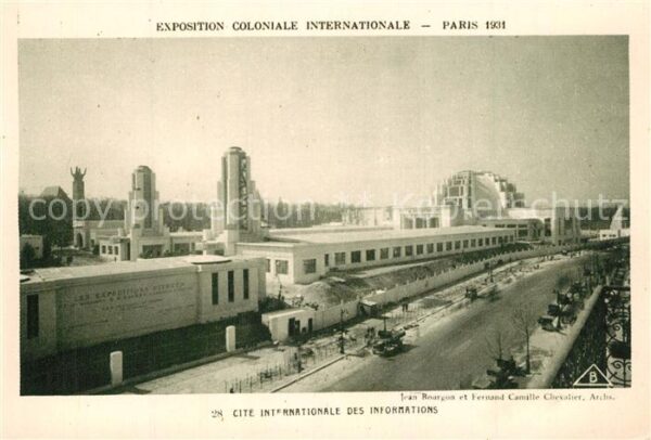 Exposition Coloniale Internationale Pari Cite Internationale des Informations