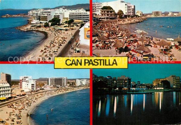 Can Pastilla Palma de Mallorca Las playas Panorama Strand Hotels Nacht