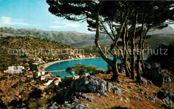 Puerto de Soller Vista parcial Küstenpanorama Berge