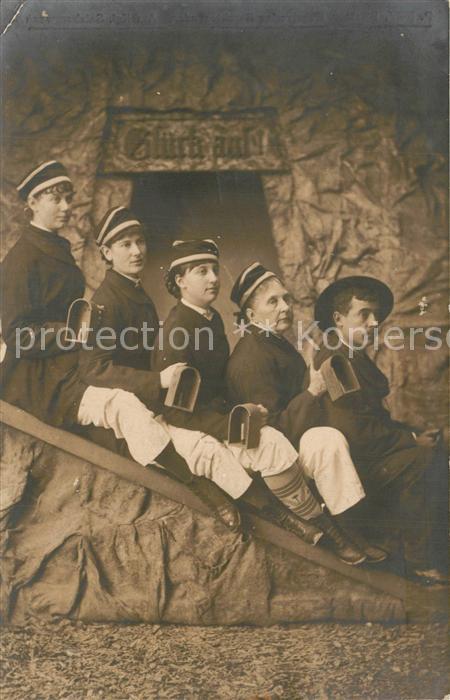 Berchtesgaden Salzbergwerk Gruppenfoto