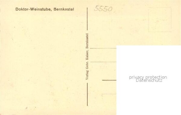 Bernkastel-Kues Doktor-Weinstube Gedicht – Bild 2