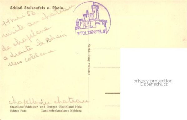 Stolzenfels Schloss Stolzenfels – Bild 2