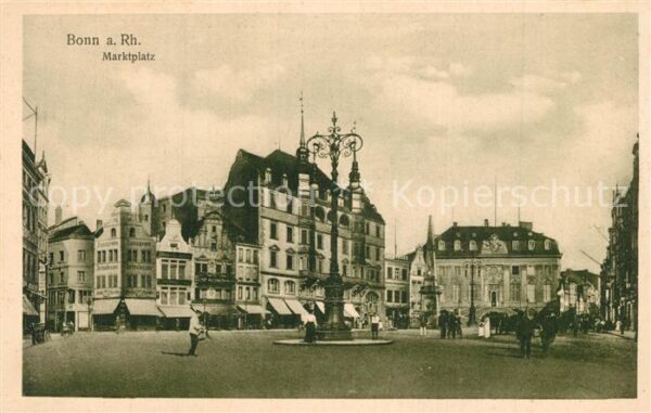 Bonn Rhein Marktplatz
