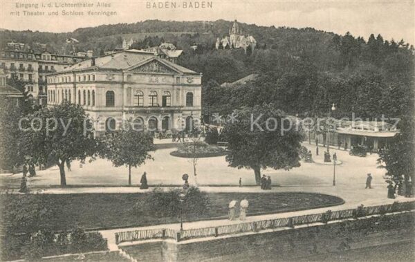 Baden-Baden Lichtenthaler Allee Theater Schloss Ven