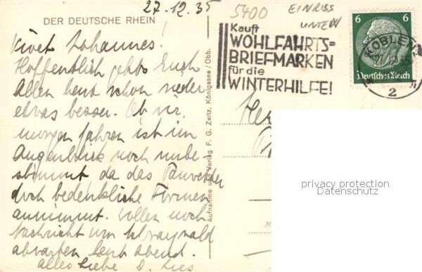 Koblenz Rhein Alte Burg Moselbr?cke – Bild 2