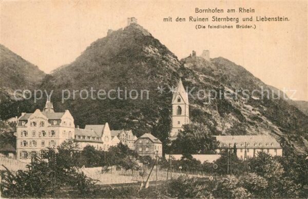 Bornhofen Kamp Ruinen Sternberg und Liebenstein Feindl