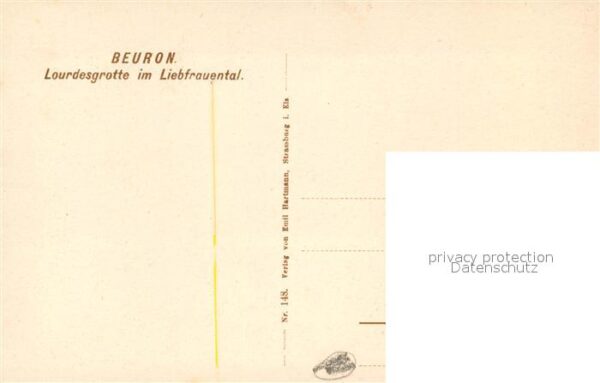 Beuron Donautal Lourdesgrotte Liebfrauental – Bild 2