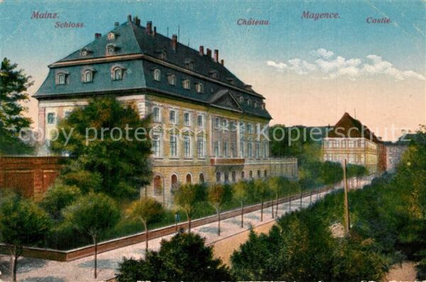 Mainz Rhein Schloss