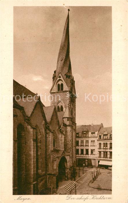 Mayen Schiefer Kirchturm