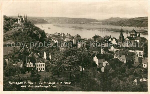 Remagen Blick auf Siebengebirge