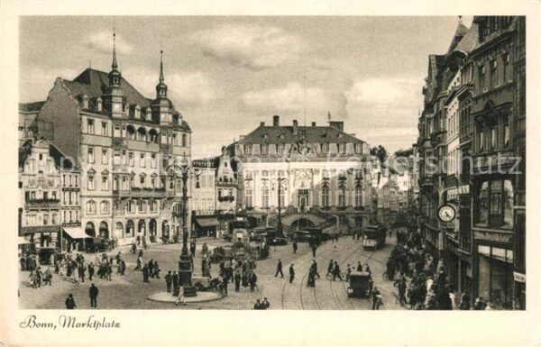 Bonn Rhein Marktplatz