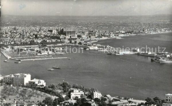 Palma de Mallorca Fliegeraufnahme mit Kathedrale