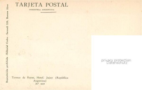 Termas de Reyes K?nstlerkarte Hotel Jujuy – Bild 2