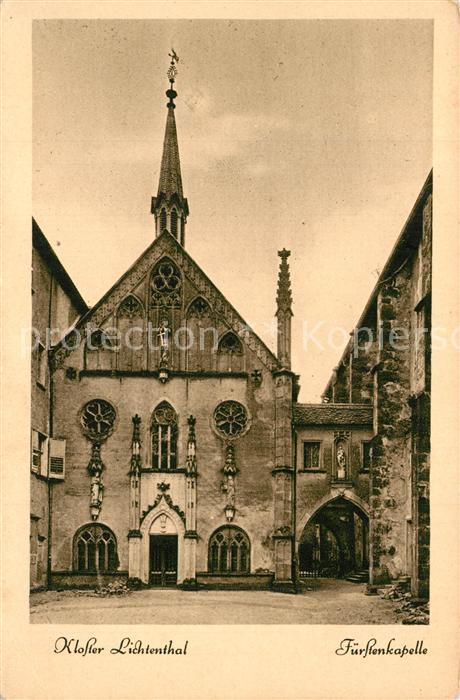 Lichtenthal Bayern Kloster F?rstenkapelle