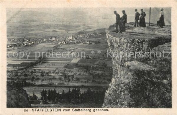 Bad Staffelstein Blick vom Staffelberg