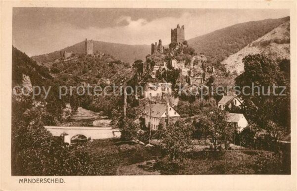 Manderscheid Eifel Burgruine