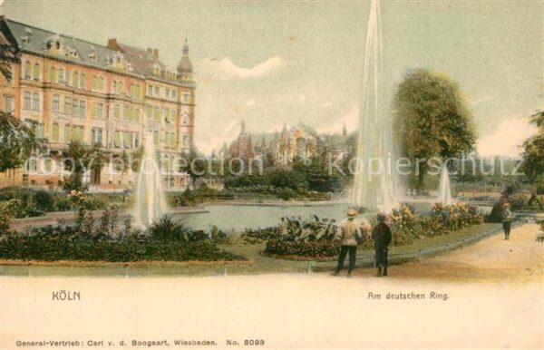 K?ln Rhein Am deutschen Ring