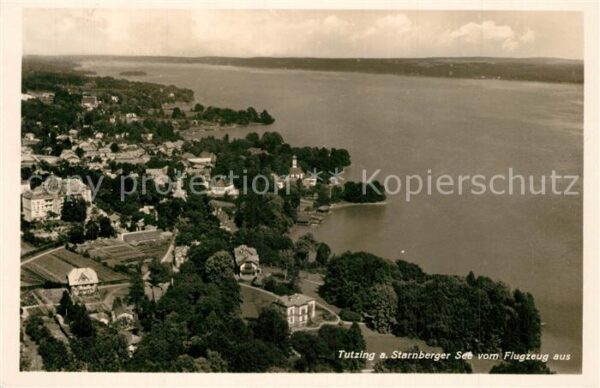 Tutzing Starnberger-See Fliegeraufnahme