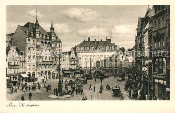 Bonn Rhein Marktplatz