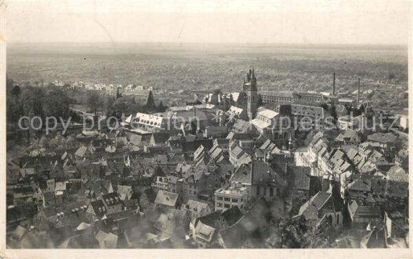 Weinheim Bergstrasse Fliegeraufnahme